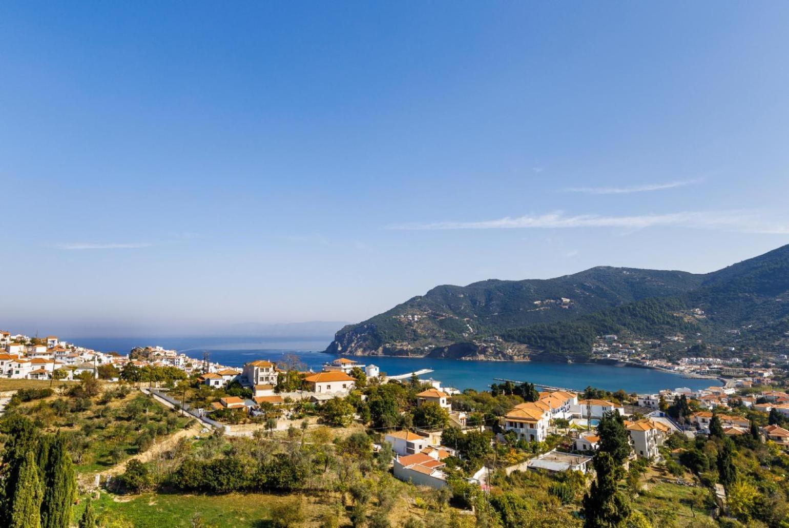 Villa Aloupi Skopelos stad Exteriör bild