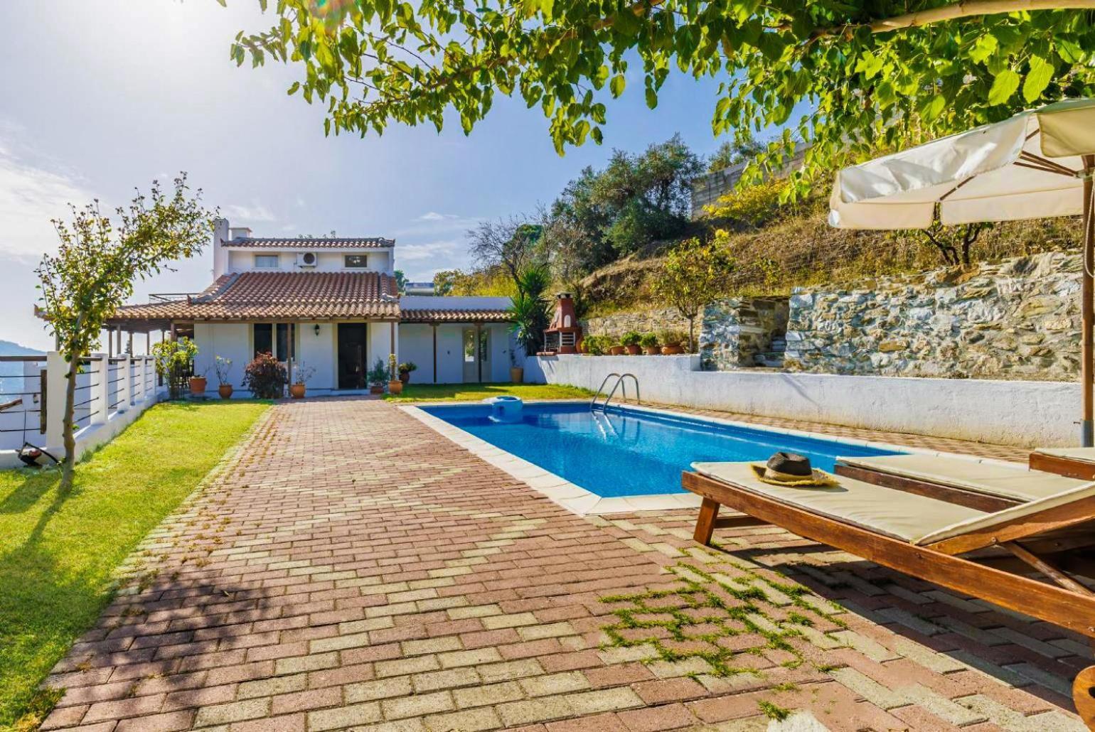 Villa Aloupi Skopelos stad Exteriör bild